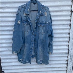 FashionNova Oversized Jean Jacket